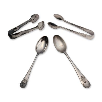 4pc Elkington and Mappin & Webb Flatware Group