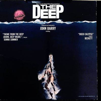Sale Photo Thumbnail #60: John Barry The Deep Music From The Original Motion Picture Soundtrack Blue Vinyl LP