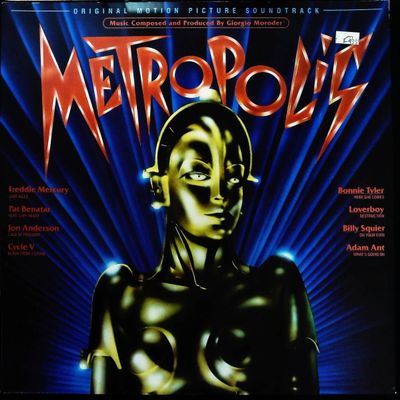 Sale Photo Thumbnail #46: Giorgio Moroder's Metropolis Original Motion Picture Soundtrack Vinyl LP and Sleeve