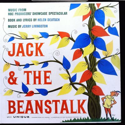 Sale Photo Thumbnail #15: Jack and the Beanstalk NBC Producers Showcase Spectacular Soundtrack Vinyl LP LP-111