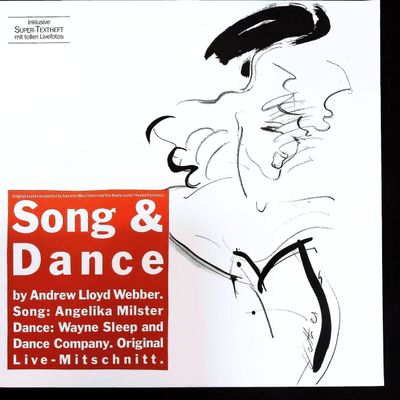 Sale Photo Thumbnail #184: Andrew Lloyd Webber Song & Dance Original Live-Mitschnitt Double Vinyl LP Album 1987