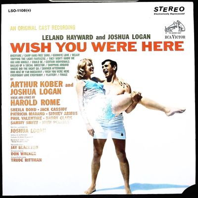 Sale Photo Thumbnail #594: Wish You Were Here Original Cast Recording RCA Victor Vinyl LP