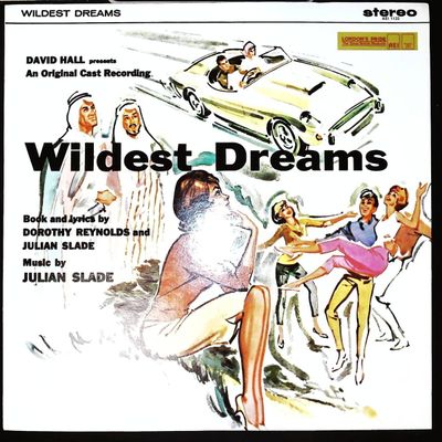 Sale Photo Thumbnail #590: Wildest Dreams Original Cast Recording Vinyl LP AEI 1122 Julian Slade and Dorothy Reynolds
