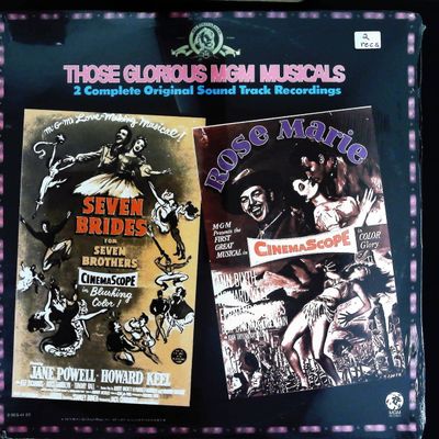 Sale Photo Thumbnail #129: Those Glorious MGM Musicals Seven Brides for Seven Brothers and Rose Marie Double Vinyl LP