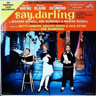 Sale Photo Thumbnail #486: Say, Darling Broadway Cast LP Record RCA Victor LOC-1045