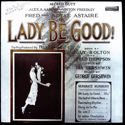 Sale Photo Thumbnail #373: Fred and Adele Astaire Lady Be Good! Monmouth Evergreen Vinyl LP Record MES/7036