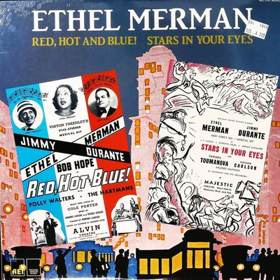 Sale Photo Thumbnail #526: Ethel Merman Stars in Your Eyes and Red Hot and Blue LP