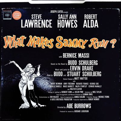 Sale Photo Thumbnail #586: What Makes Sammy Run? Original Broadway Cast Recording Promotional Mono Vinyl LP