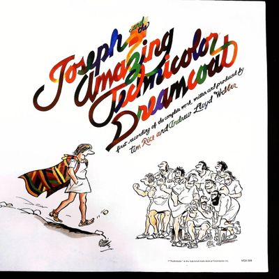 Sale Photo Thumbnail #347: Tim Rice And Andrew Lloyd Webber Joseph And The Amazing Technicolor Dreamcoat 1974 MCA LP