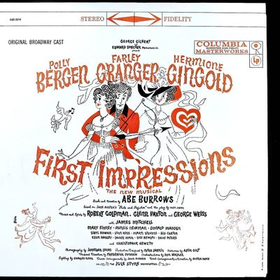 Sale Photo Thumbnail #290: First Impressions Original Broadway Cast Recording Vinyl LP Reissue