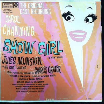 Sale Photo Thumbnail #507: Original Cast Recording Carol Channing in Show Girl LP and Sleeve ROULETTE R 80001