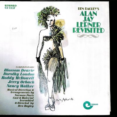 Sale Photo Thumbnail #560: Ben Bagley's Alan Jay Lerner Revisited Vinyl LP Record Album CR 1337
