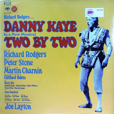 Sale Photo Thumbnail #546: Danny Kaye - Two By Two Broadway Cast LP, Columbia Masterworks (1970)