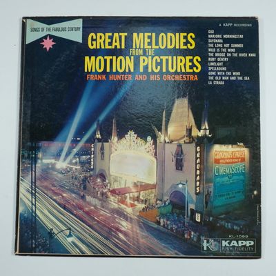 Sale Photo Thumbnail #41: Great Melodies from Motion Pictures, Frank Hunter LP