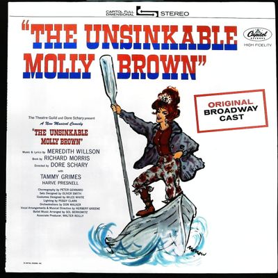 Sale Photo Thumbnail #551: Meredith Willson, Unsinkable Molly Brown Broadway Cast Capitol 1960 Stereo
