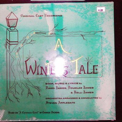 Sale Photo Thumbnail #593: A Winter's Tale Original Cast Recording Vinyl LP Black Orchid Records 1985