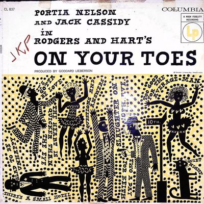 Sale Photo Thumbnail #433: Rodgers & Harts ON YOUR TOES Columbia Records LP, CL 837, featuring Portia