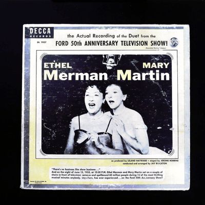 Sale Photo Thumbnail #38: Ethel Merman and Mary Martin Ford 50th Anniversary LP