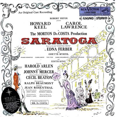 Sale Photo Thumbnail #485: Saratoga Original Cast Recording RCA LP Record Album