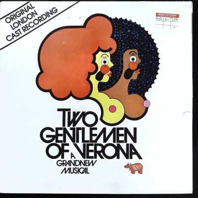 Sale Photo Thumbnail #547: Original London Cast Recording Two Gentlemen Of Verona RSO Records Vinyl