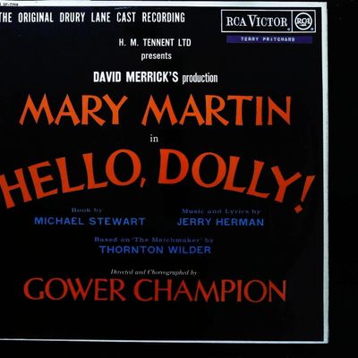 Sale Photo Thumbnail #306: Mary Martin The Original Drury Lane Cast Recording Hello Dolly LP Record