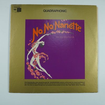 Sale Photo Thumbnail #408: No, No, Nanette (1971 Cast) LP, Columbia SQ Quadraphonic