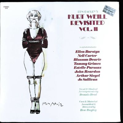 Sale Photo Thumbnail #447: Vintage Ben Bagley's Kurt Weill Revisited Vol. II Vinyl Album Cover STEREO 1376
