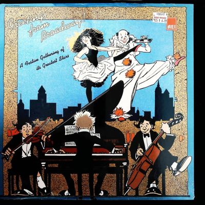 Sale Photo Thumbnail #294: Vintage AEI LP Record Sleeve Greetings from Broadway! 1176 MONO