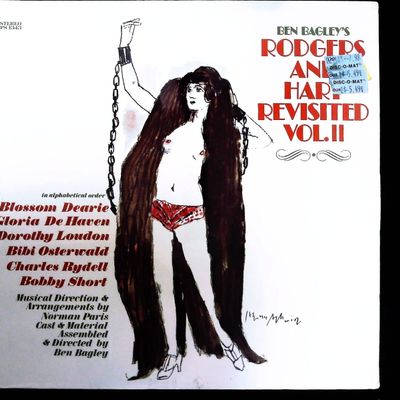 Sale Photo Thumbnail #265: Vintage LP Jacket Ben Bagley's Rodgers and Hart Revisited Vol II STEREO PS 1343