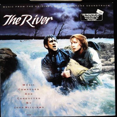 Sale Photo Thumbnail #71: John Williams The River Original Motion Picture Soundtrack Promotional Vinyl LP MCA-6138