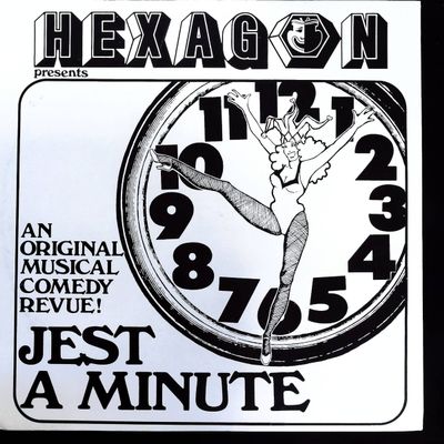 Sale Photo Thumbnail #336: HEXAGON presents JEST A MINUTE Original Musical Comedy Revue LP 1977