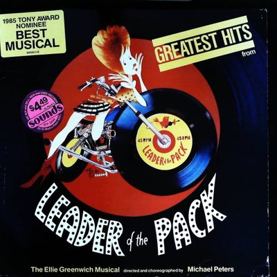 Sale Photo Thumbnail #381: Leader of the Pack Original Broadway Cast Recording Promotional Vinyl LP