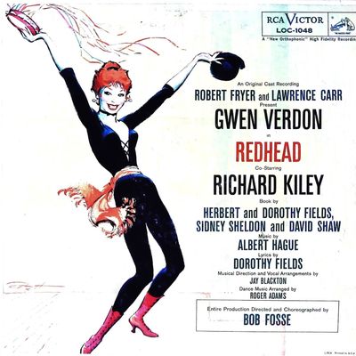 Sale Photo Thumbnail #467: Redhead - Broadway Cast Recording LP, RCA Victor LOC-1048 (1959)