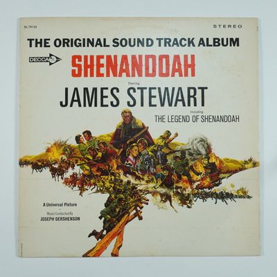 Sale Photo Thumbnail #80: Shenandoah Original Soundtrack LP, Decca Records