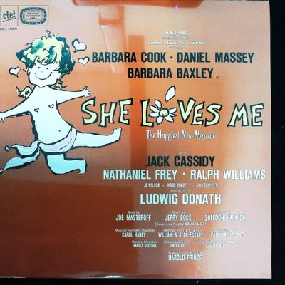 Sale Photo Thumbnail #498: Vintage Original Broadway Cast Recording LP Sleeve for She Loves Me (Stet Records)