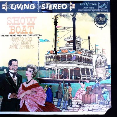 Sale Photo Thumbnail #309: Vintage 1959 RCA Victor Living Stereo Show Boat Soundtrack Album Sleeve LSO-1505
