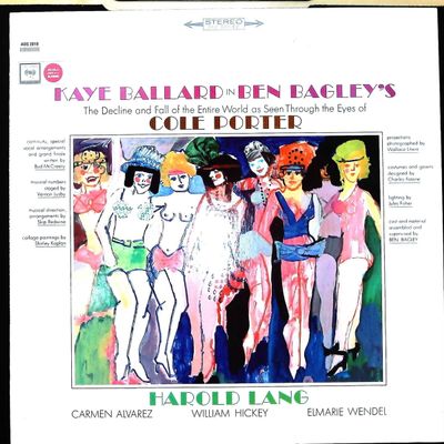 Sale Photo Thumbnail #250: Kaye Ballard in Ben Bagley's The Decline and Fall of the Entire World as Seen Through the Eyes of