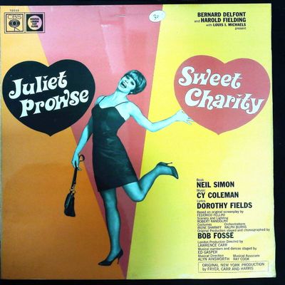 Sale Photo Thumbnail #536: Sweet Charity Original London Cast Recording LP featuring Juliet Prowse
