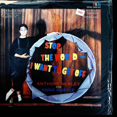 Sale Photo Thumbnail #529: Anthony Newley Stop The World I Want To Get Off Original London Cast LP ZCTER 1082