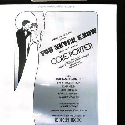 Sale Photo Thumbnail #182: You Never Know Original Off-Broadway Cast Recording Cole Porter Blue Pear Records BP 1015 LP Record