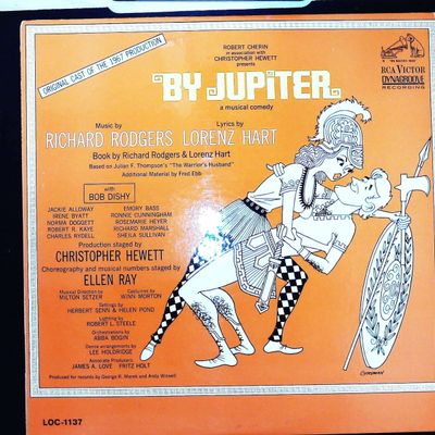 Sale Photo Thumbnail #200: By Jupiter Original Cast of the 1967 Production Vinyl LP RCA Victor LOC-1137