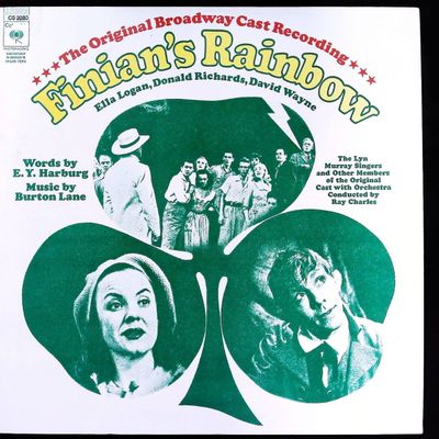 Sale Photo Thumbnail #288: The Original Broadway Cast Recording Finian's Rainbow Stereo LP CS 2080