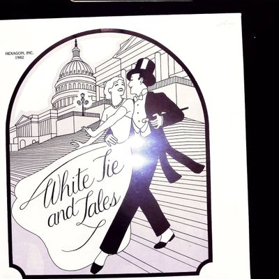 Sale Photo Thumbnail #337: 1982 Hexagon Inc. White Tie and Tales Musical Comedy Review Souvenir Record Jacket