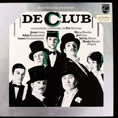 Sale Photo Thumbnail #246: De Club Dutch Musical Theater Cast Recording Vinyl LP Philips 6423 137 1979