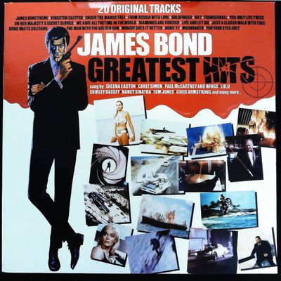 Sale Photo Thumbnail #150: 20 James Bond Greatest Hits - Liberty/EMI Vinyl LP 1981