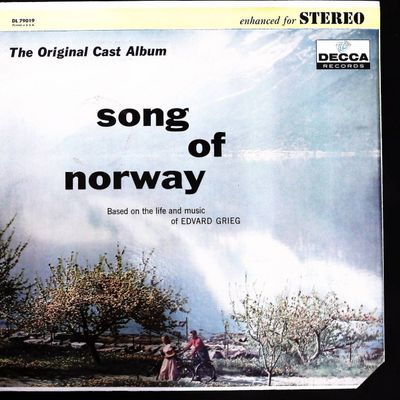 Sale Photo Thumbnail #522: Song of Norway The Original Cast Album Decca Stereophonic LP