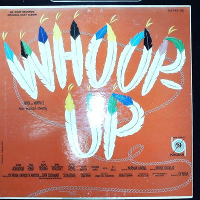 Sale Photo Thumbnail #589: Whoop-Up Original Broadway Cast Recording Vinyl LP Jacket MGM Records E3745 OC