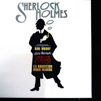 Sale Photo Thumbnail #499: Sherlock Holmes The Musical Original London Cast Recording 1989 LP Ron Moody