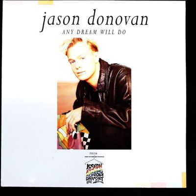 Sale Photo Thumbnail #332: Jason Donovan Any Dream Will Do 12 Inch Vinyl Single RURX 7 1991