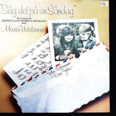 Sale Photo Thumbnail #390: Maria Wickman Sag det p? en Sondag 12-Inch Vinyl LP Record 1981